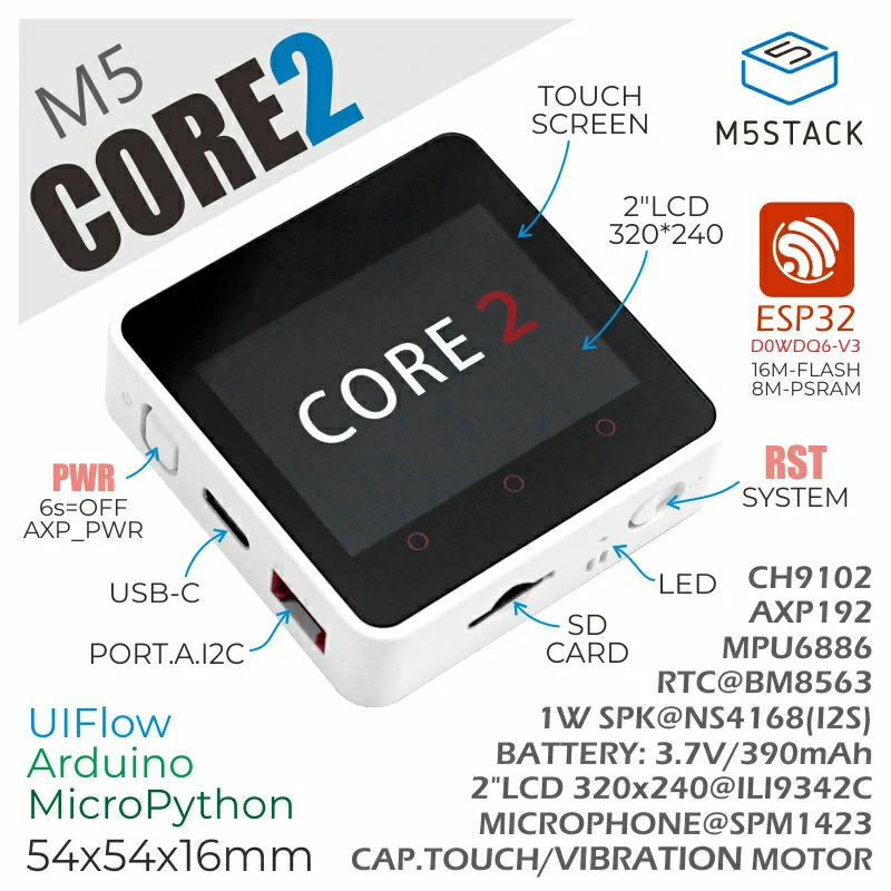 M5Stack M5Core2 M5Core2